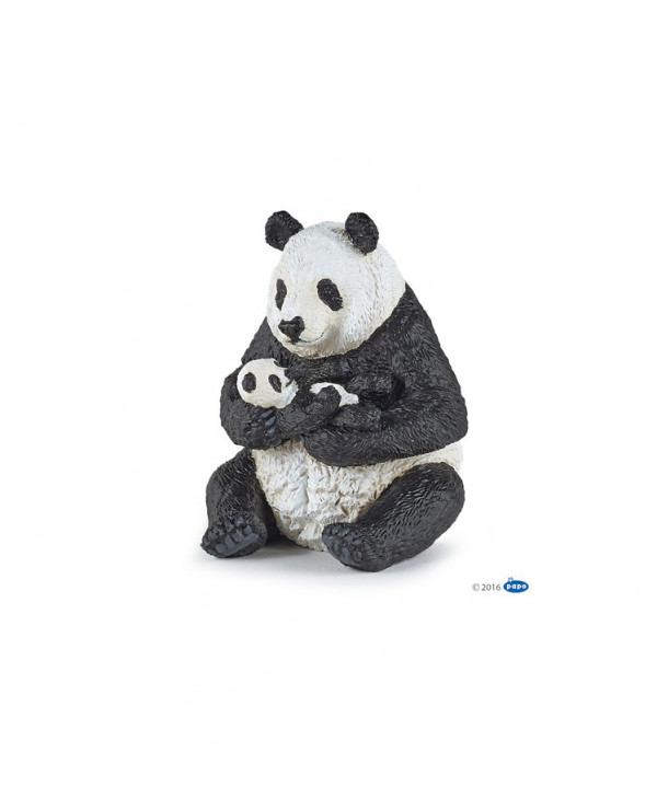 LA VIE SAUVAGE - PANDA ASSIS ET SON BÉBÉ