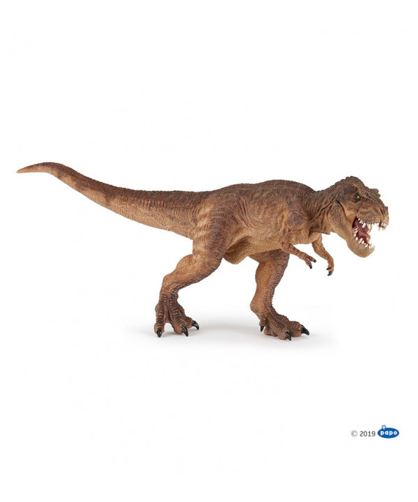 LES DINOSAURES - T-REX COURANT MARRON