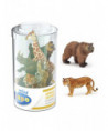 MINI PAPO - MINI PLUS SAUVAGES LOT 2 (TUBE - 6 PCS)