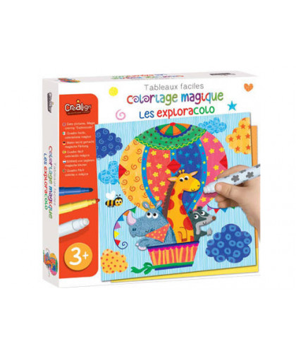 COLORIAGES MAGIQUES - LES EXPLORACOLO