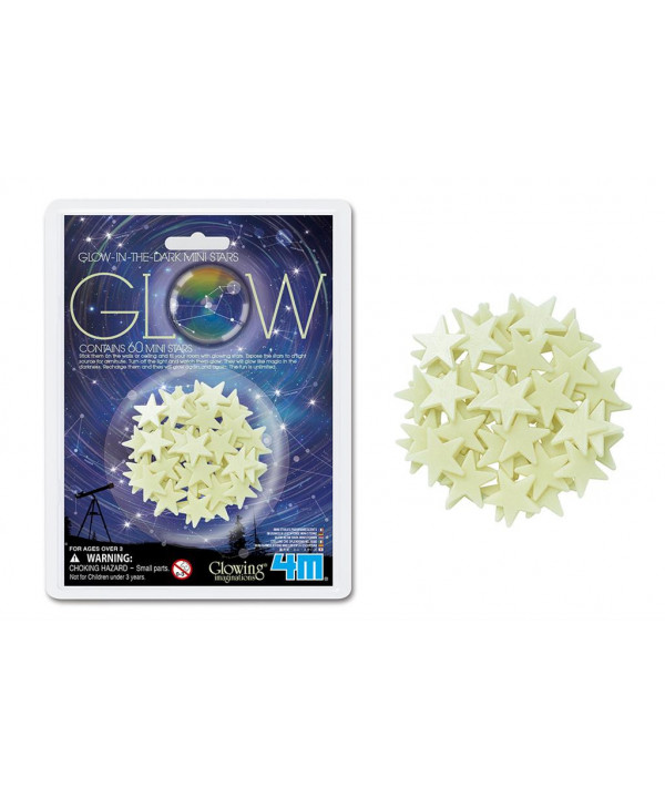 PHOSPHORESCENT MINI-PACK - MINI-ETOILES EN BLANC