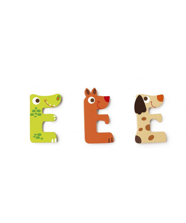 LETTRE EN BOIS 'E'