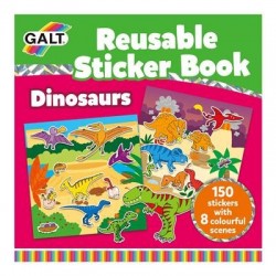 GALT - Stationery - Reusable Sticker Book - Dinosaurs - 381005101