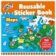 GALT - Stationery - Reusable Sticker Book - Maps - 381005287