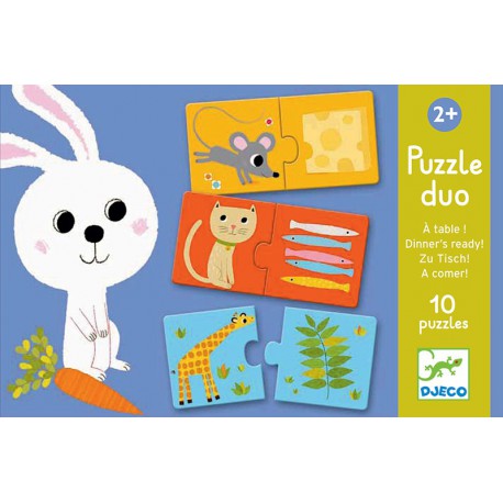 Puzzles duo : à table !