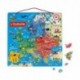 Carte D'Europe Magnetique - J05476