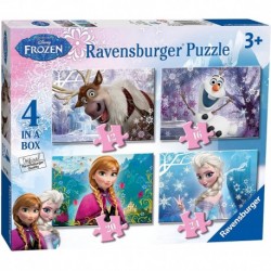 4 puzzles La Reine des Neiges