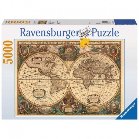 Puzzle 5.000 Pcs - Mappemonde Antique - 174119