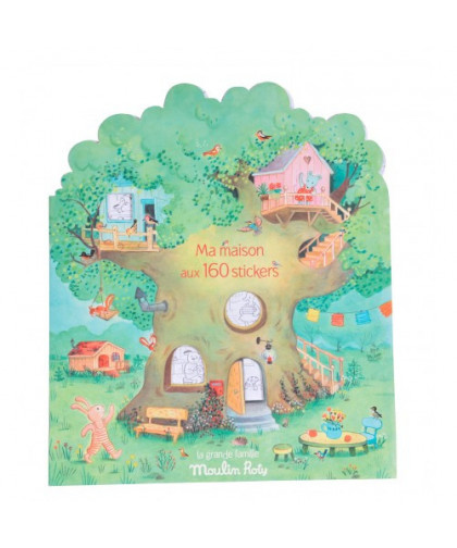 CAHIER STICKERS - LA GRANDE FAMILLE