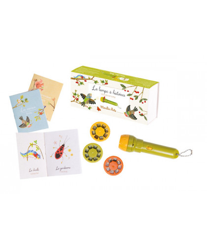 LAMPE À HISTOIRES - LE JARDIN DU MOULIN