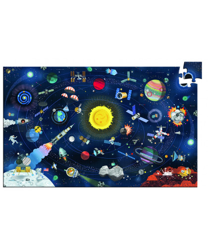 PUZZLES OBSERVATION - L'ESPACE - 200 PCS + LIVRET