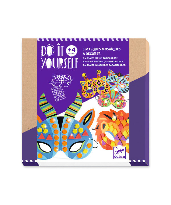 DY- MOSAÏQUES & STICKERS - ANIMAUX DE LA JUNGLE