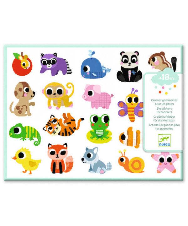 STICKERS POUR LES PETITS - BÉBÉS ANIMAUX