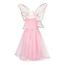 Rosyanne Robe + Ailes, Rose Clair, 5-7 Ans, 110-122 cm