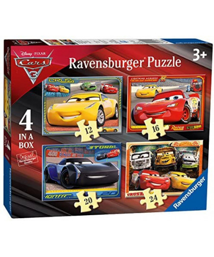PUZZLE - 12-16-20-24 PCS - DCA: DISNEY CARS 3