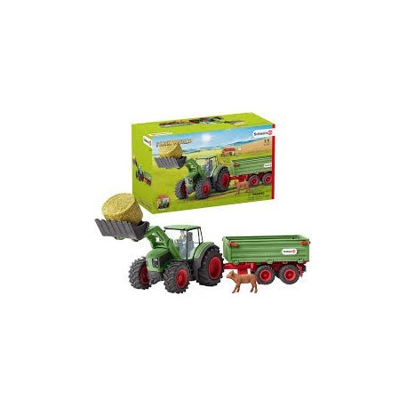 Farm World - TRACTEUR AVEC REMORQUE