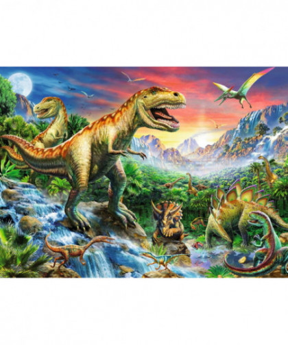 PUZZLE - 100 PCS XXL - AU TEMPS DES DINOSAURES