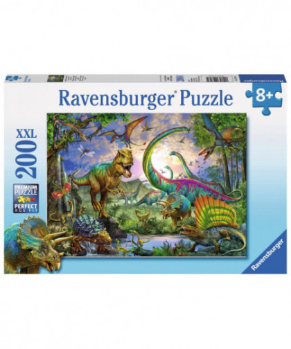 PUZZLE - 200 PCS XXL - LE ROYAUME DES DINOSAURES