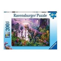 Puzzle 200 XXL - Pays des dinosaures