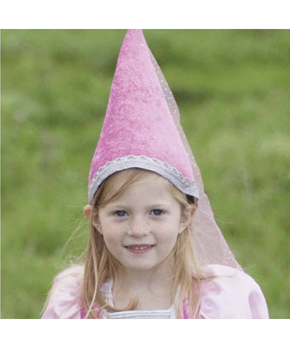 CHAPEAU PRINCESSE PAILLETÉ - ROSE