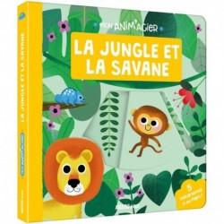 Auzou - Livre : Mon Anim'agier - La jungle et la savane