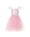 ROBE DE PRINCESSE SEQUINS CHATOYANTS ROSE