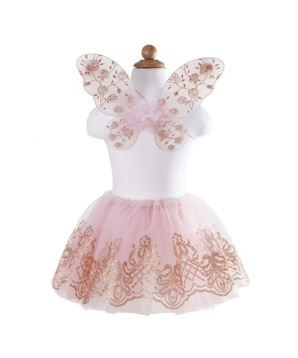 SET JUPE & AILES DE LUXE - OR ROSE
