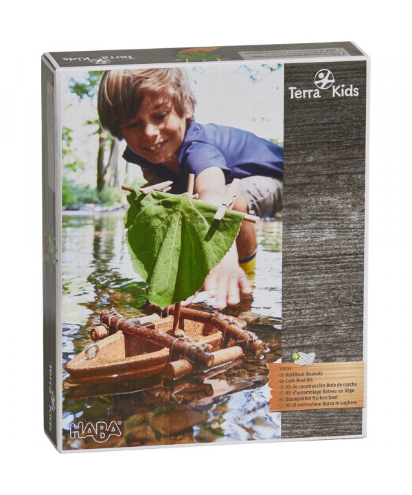 TERRA KIDS - KIT D'SSEMBLAGE BATEAU EN LIÈGE