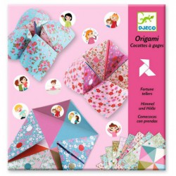 Origami : cocottes à gages fleurs