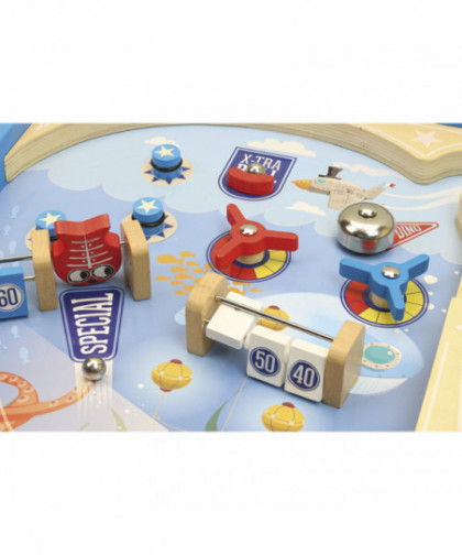 GRAND FLIPPER EN BOIS SOUS LA MER