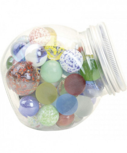 DISPLAY DE 12 BONBONNIÈRES DE 50 BILLES ASSORTIES