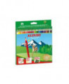 ETUI 24 CRAYONS DE COULEUR ALPINO