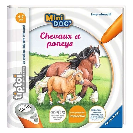 Ravensburger - TIPTOI : Mini Doc' Les Chevaux et poneys