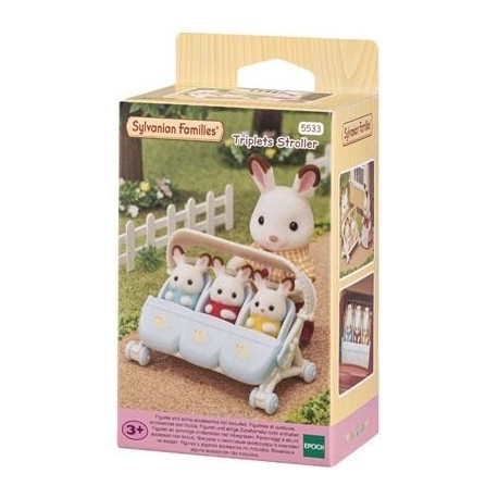 Sylvanian - La poussette triple