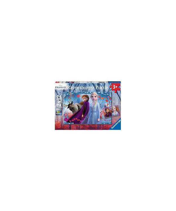 PUZZLE - 2X12 PCS - DFZ: LA REINE DES NEIGES 2 VOYAGE VER