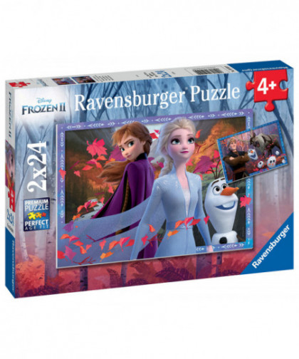 PUZZLE - 2X24 PCS - DFZ: VERS DES CONTRÉES GLACÉES