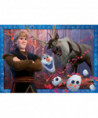 PUZZLE - 2X24 PCS - DFZ: VERS DES CONTRÉES GLACÉES