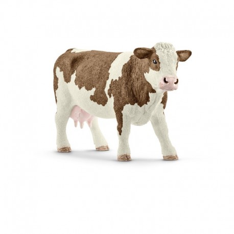 Schleich - Farm World : Vache Simmental française