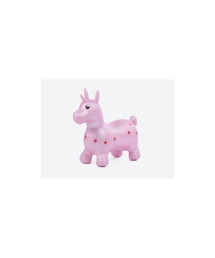 LUDI - LICORNE SAUTEUSE ROSE