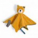 Les Moustaches : doudou chat moutarde Lulu