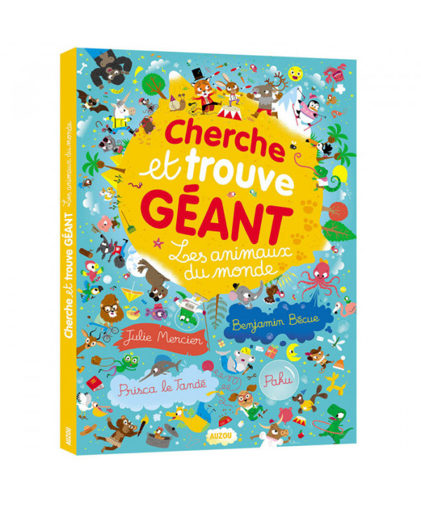 CHERCHE ET TROUVE GÉANT - LES ANIMAUX DU MONDE