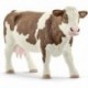 Schleich - Farm World : Vache Simmental française