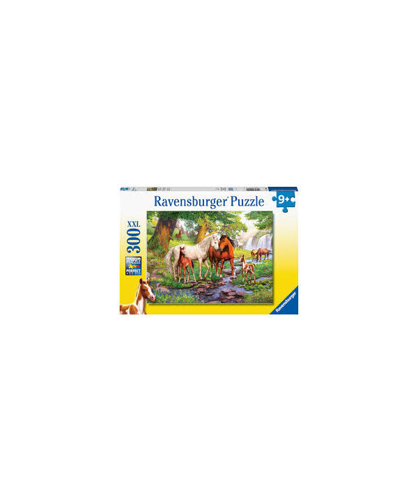 PUZZLE - 300 PCS - CHEVAUX SAUVAGES À LA RIVIÈRE