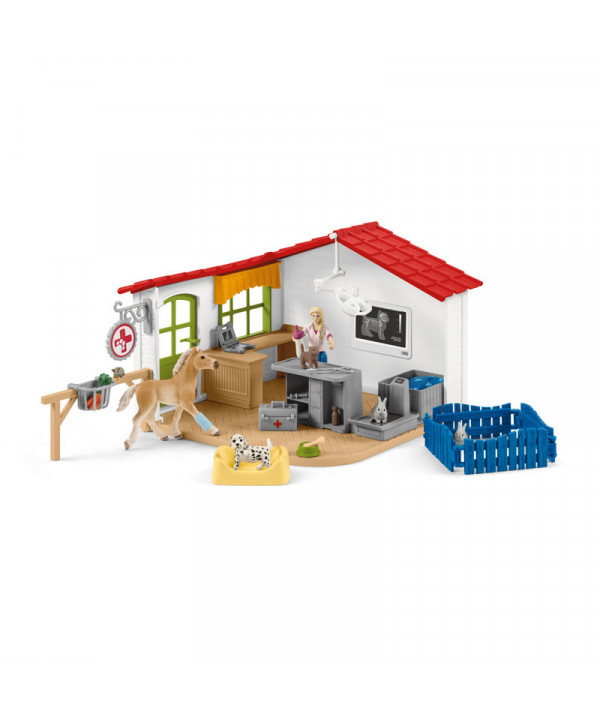 FARM WORLD - CABINET VÉTÉRINAIRE AVEC ANIMAUX