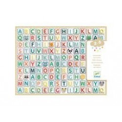 DJECO - Stickers des petits - Gommettes alphabet