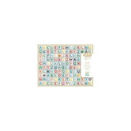 DJECO - Stickers des petits - Gommettes alphabet