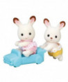 LES JUMEAUX LAPIN CHOCOLAT