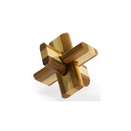 3D Bamboo Puzzle - Doublecross**