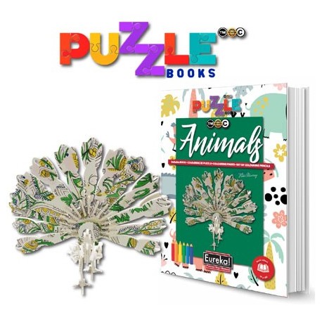 EUREKA - 3D Puzzle Books - Animaux