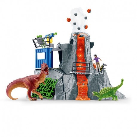 SCHLEICH - Dinosaurs - VOLCANO EXPEDITION BASE CAMP